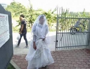 Man in Wedding Dress